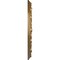 Ekena Millwork Milan Ceiling Medallion (Fits Canopies up to 4 5/8"), 24 1/2"OD x 3 1/2"ID x 1"P, Pale Gold CM24MIPAS - alternate 3